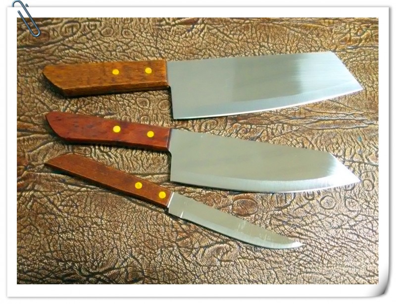 廠傢直銷、木柄菜刀∕木柄廚師刀∕特殊不銹鋼廚房用刀、批發・進口・工廠・代買・代購