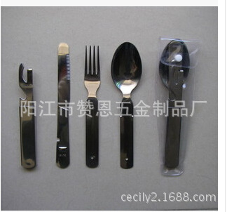 野營刀叉匙 旅遊刀叉更 禮品刀叉匙 野營餐具工廠,批發,進口,代購