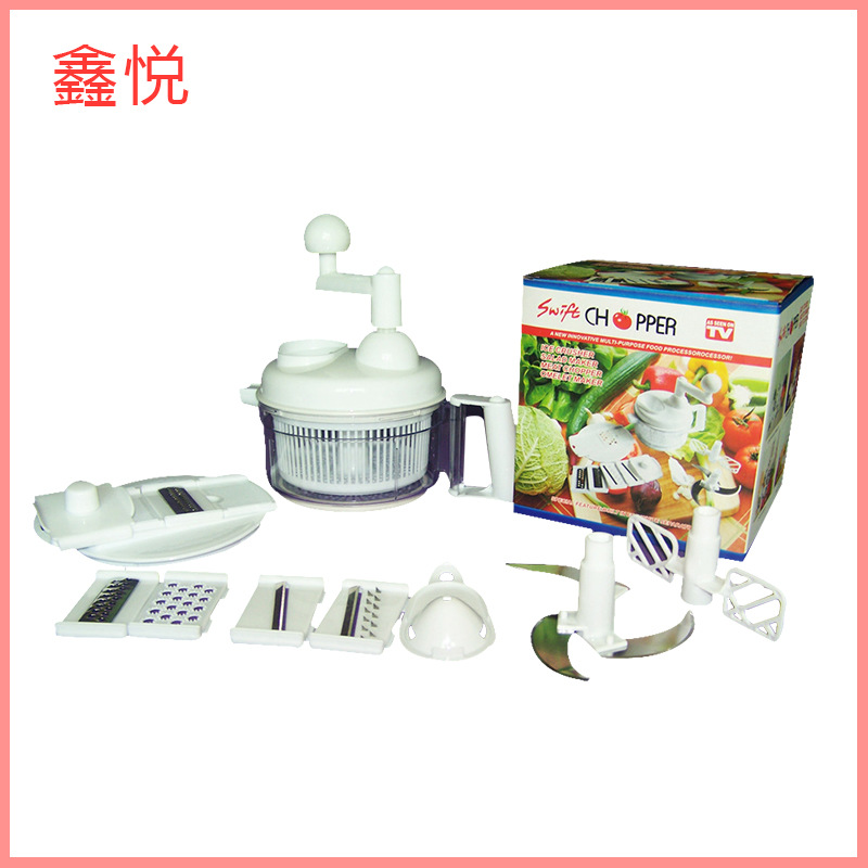 長期供應新款多功能手搖切菜器 白色加厚多功能迷你切菜器批發・進口・工廠・代買・代購
