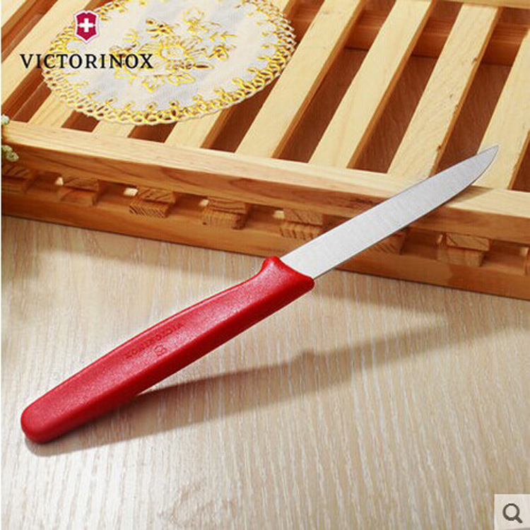 正品瑞士維氏鷹嘜Victorinox 5.0401水果刀具8CM廚房小刀紅色水刀工廠,批發,進口,代購