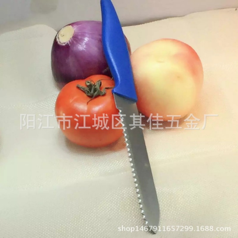 陽江正品 高檔不銹鋼水果刀 麵包刀 鋸牙刀 廚房刀 廠價直銷 訂購批發・進口・工廠・代買・代購