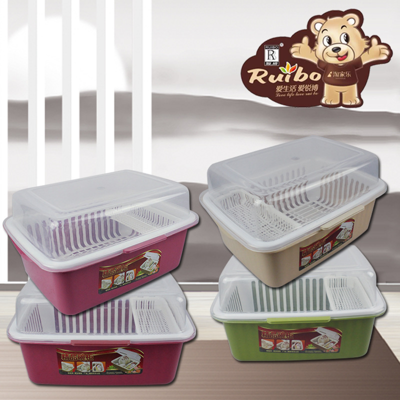 【銳博】廠傢直銷塑料碗櫃 精品碗盆 透明蓋瀝水碗碟架碗櫃 碗櫃批發・進口・工廠・代買・代購