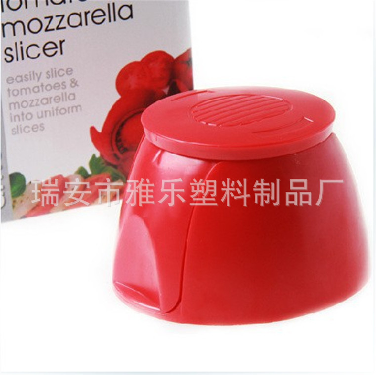 廠傢低價直銷番茄切片器水果切片器創意TV廚房小工具紅色手動工廠,批發,進口,代購