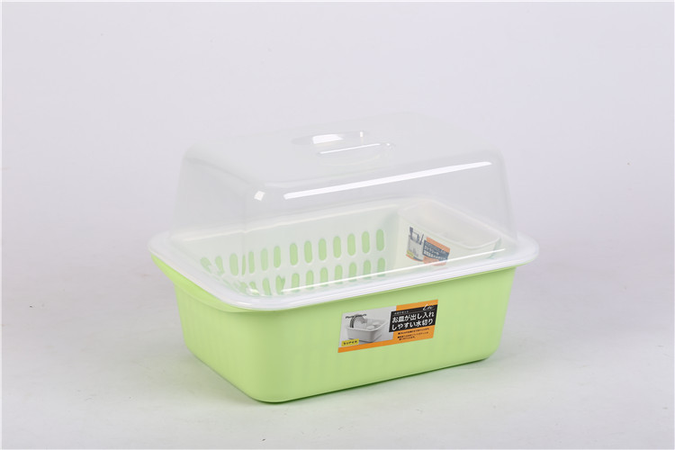 碗櫃塑料廚房瀝水碗架帶蓋碗筷餐具收納盒放碗碟架滴水碗盤置物架批發・進口・工廠・代買・代購