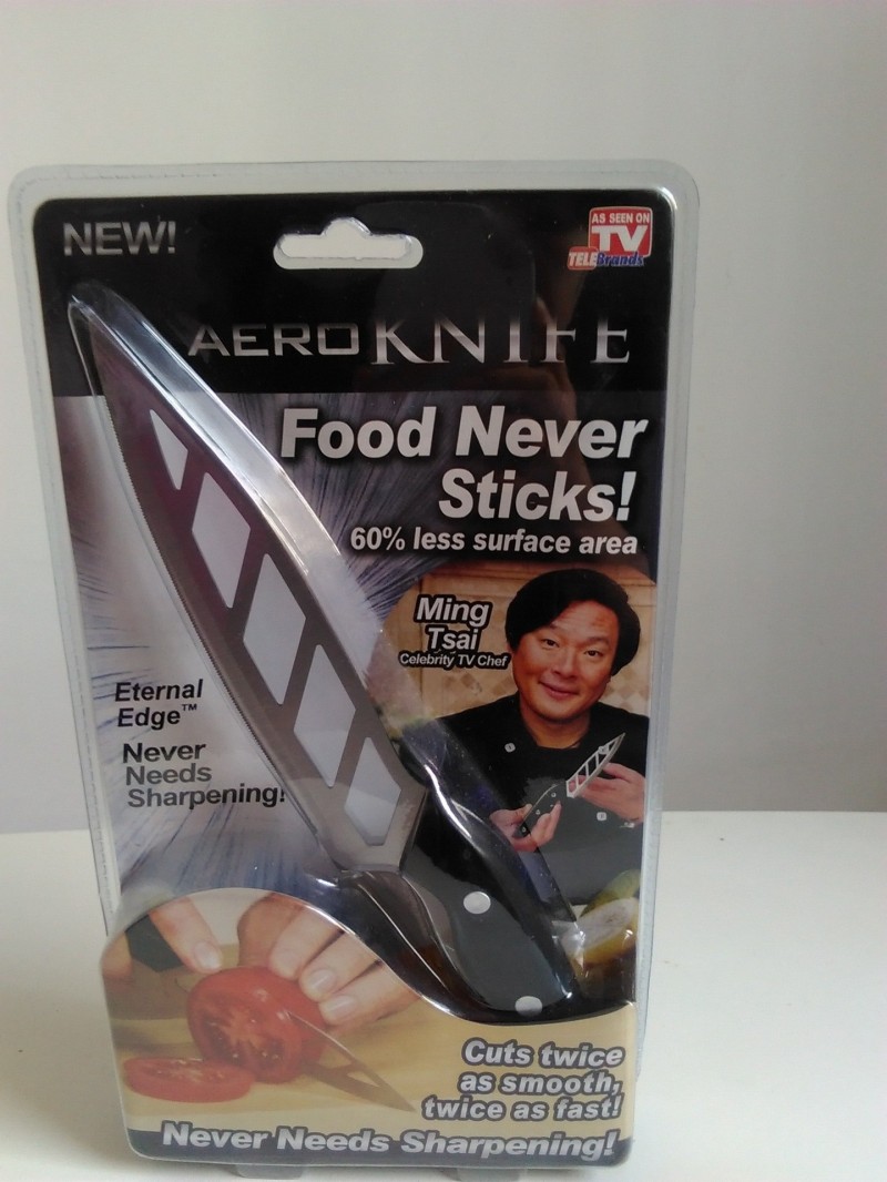 TV熱銷aero knife氣孔刀 水果食物專用 不黏物 廚房好幫手批發・進口・工廠・代買・代購