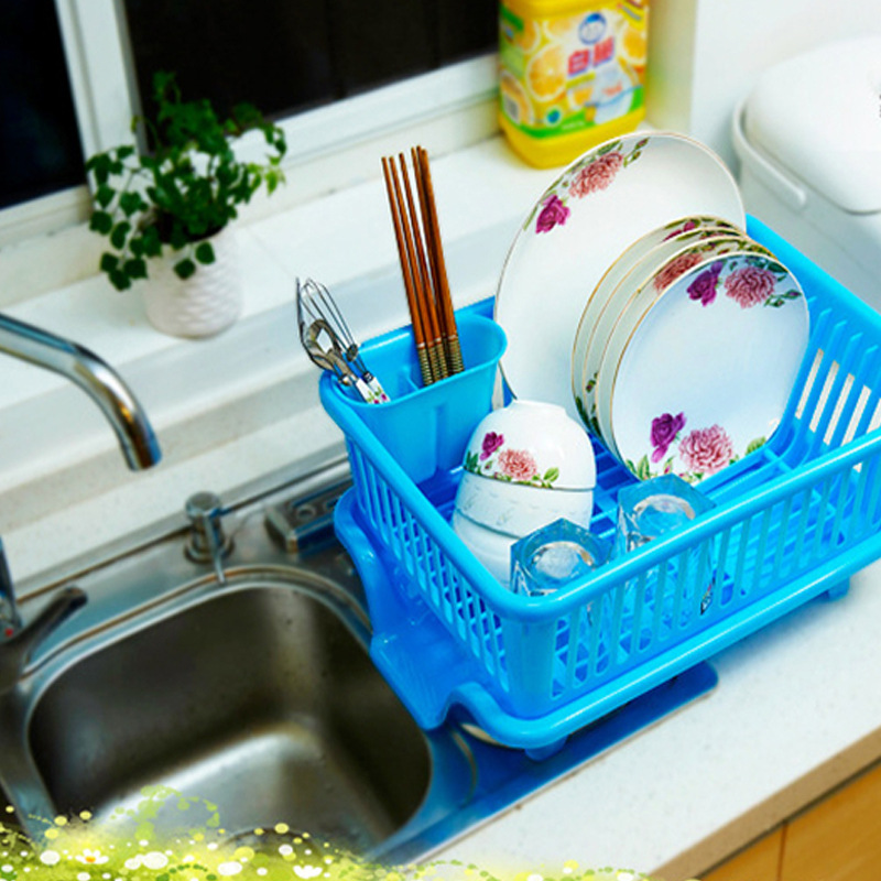 批發廚房必備品 塑料加厚滴水碗碟收納架 濾水瀝水碗架 滴水碗架工廠,批發,進口,代購