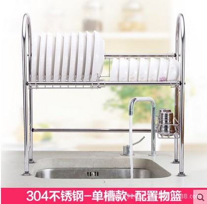 廚房置物架304不銹鋼碗架水槽瀝水架 放碗碟架碗筷濾水收納架批發・進口・工廠・代買・代購