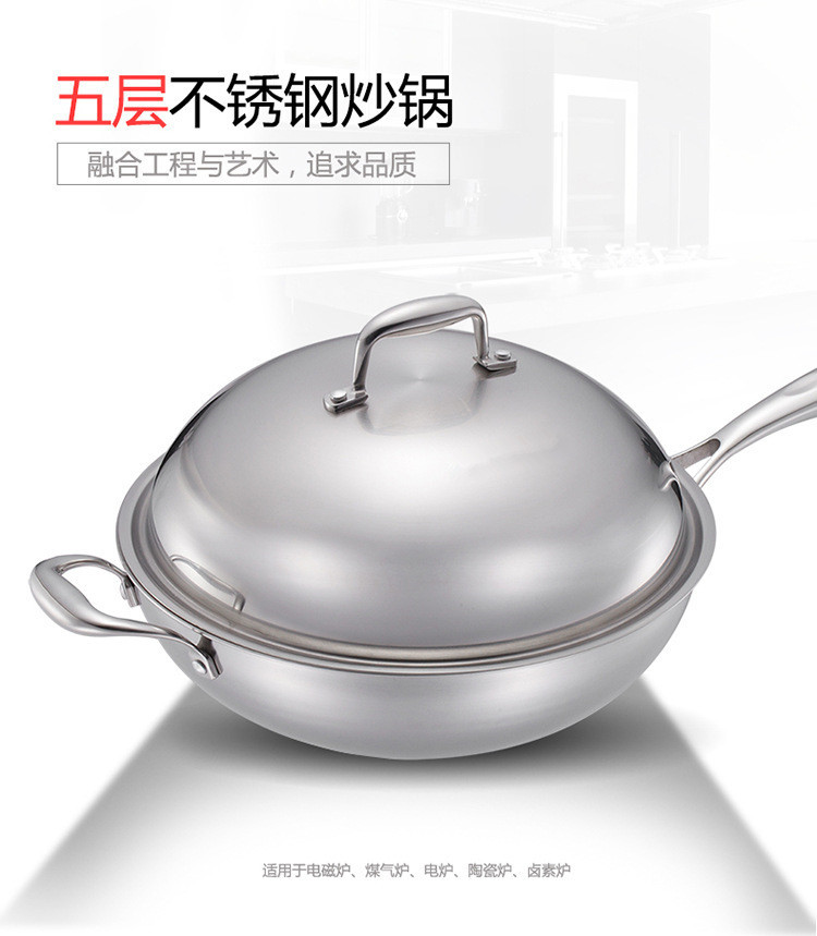 廠傢直銷 炒鍋批發 304不銹鋼鍋多層鋼展銷禮品LOGO訂製德國技術批發・進口・工廠・代買・代購