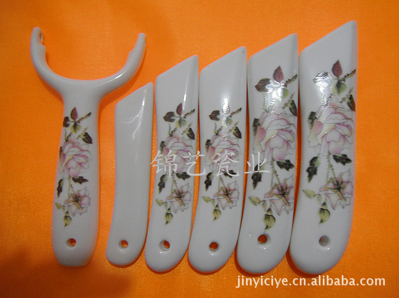 2012年新款式 陶瓷刀柄 畫面新 5件套 歡迎訂購批發・進口・工廠・代買・代購