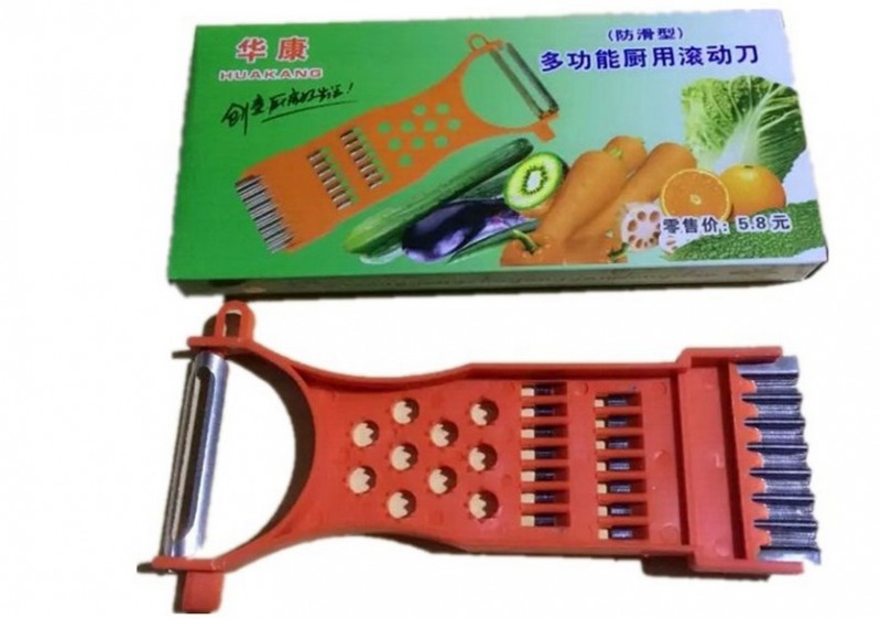 多功能廚用滾動刀 會銷大棚倒插票貨贈送禮品 切菜器削皮器刮刮器批發・進口・工廠・代買・代購