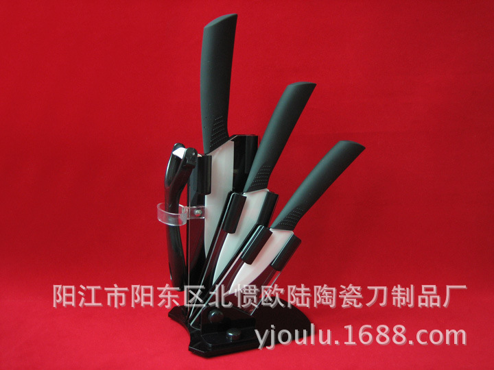 大量銷售 環保陶瓷禮品菜刀 陶瓷禮品套刀3件套 質優價廉工廠,批發,進口,代購