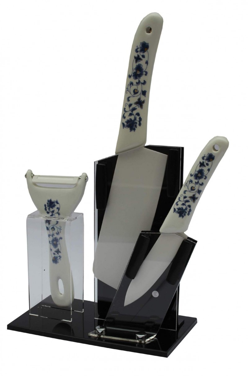 廠傢批發 廚用陶瓷刀具套裝 定製精品 健康納米四件套工廠,批發,進口,代購