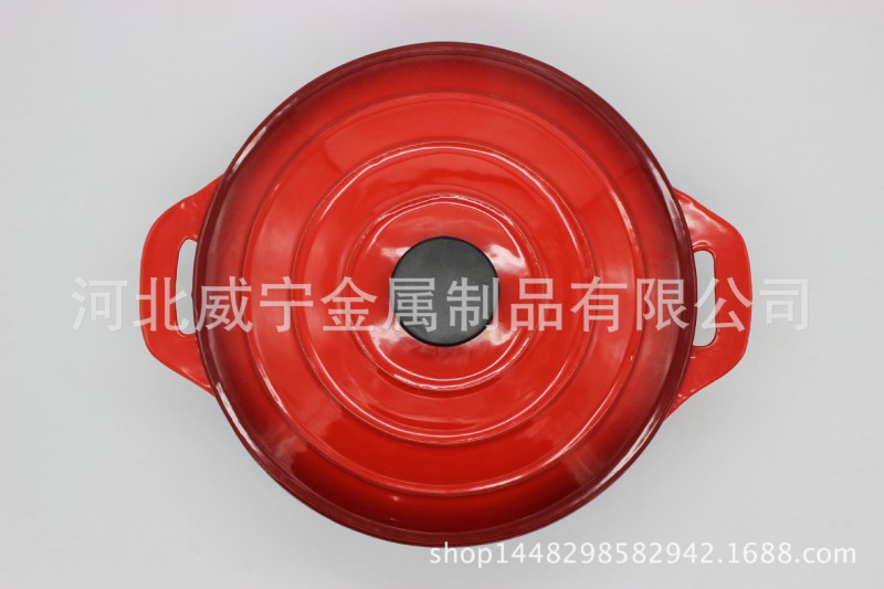 供應鑄鐵琺瑯燉鍋湯鍋 廠傢生產鑄鐵琺瑯鍋淘寶批發零售 支持打標工廠,批發,進口,代購