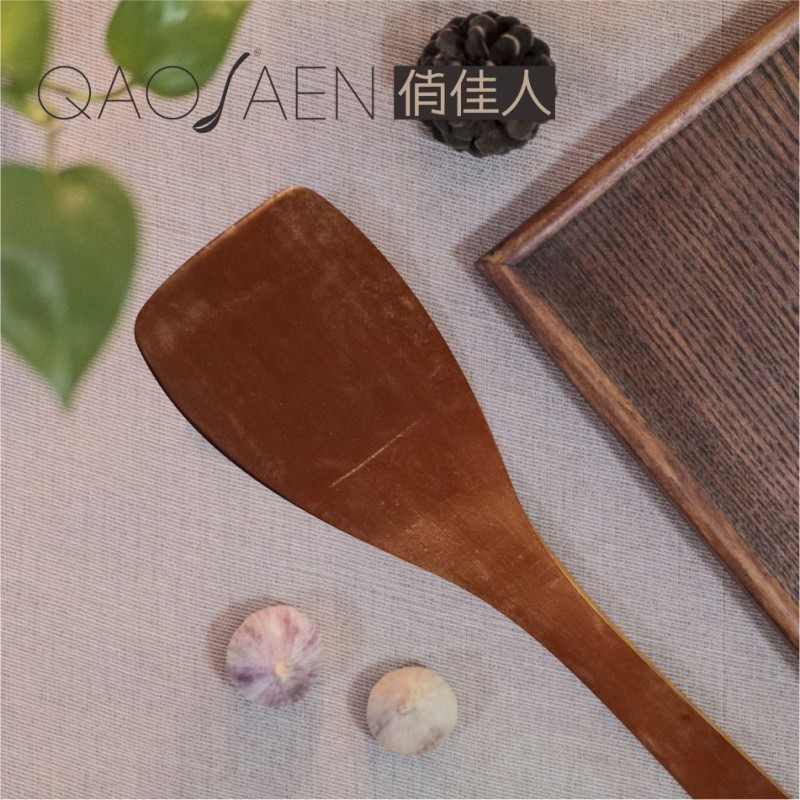 俏佳人 健康原木 不沾鍋專用 32cm 老漆斜鏟工廠,批發,進口,代購