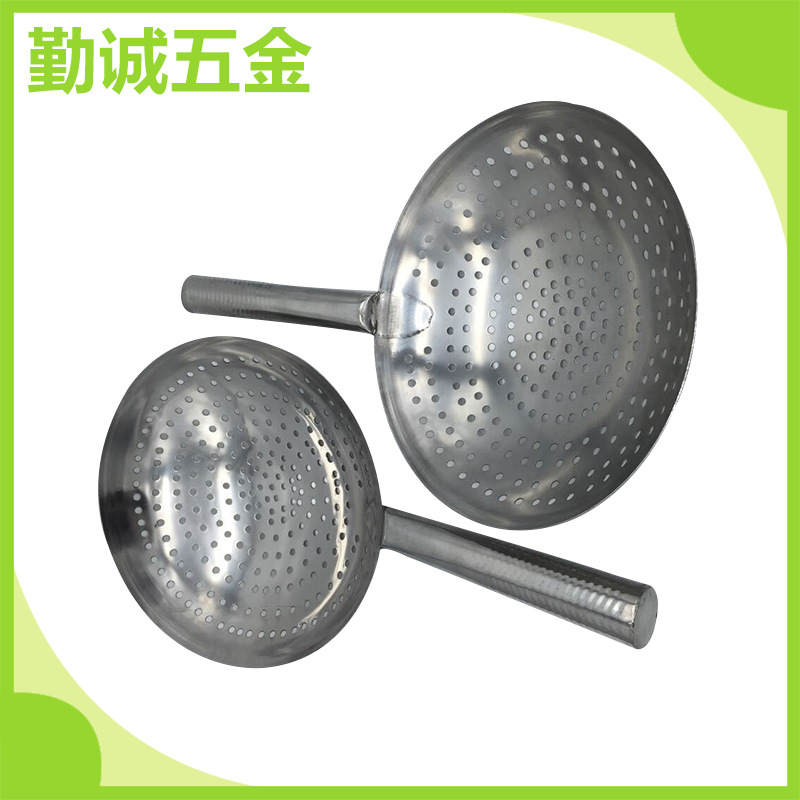 廠傢直銷 不銹鋼餐具 無磁加厚不銹鋼油鼓漏28CM和30CN 漏勺30CM工廠,批發,進口,代購