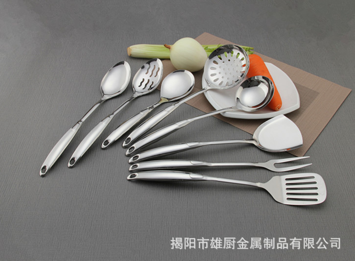 雄廚拇指型空心套裝七件套 餐具 廚具酒店用品 鍋鏟套裝廠傢批發工廠,批發,進口,代購