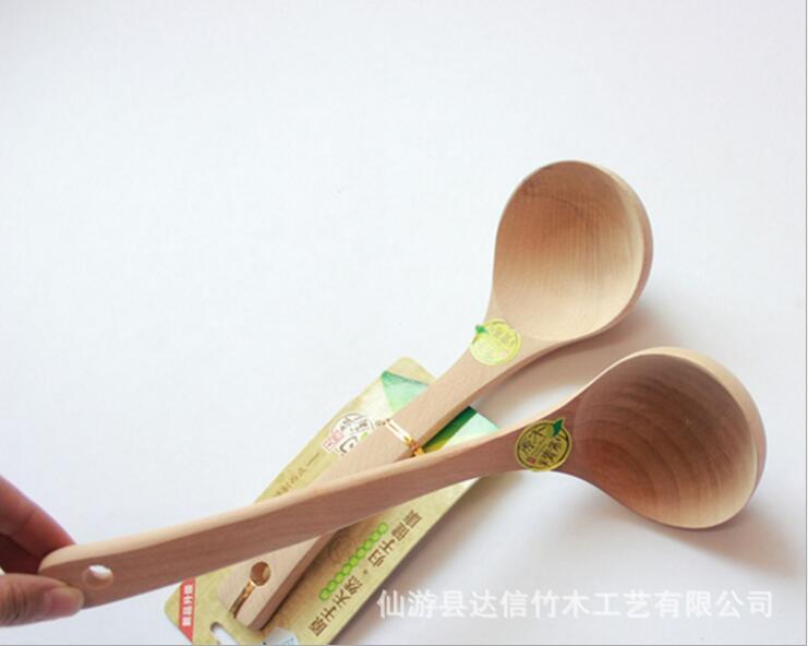 達信 精品A級無漆櫸木勺 27cm精品長柄原木湯勺 日韓廚房用品批發工廠,批發,進口,代購