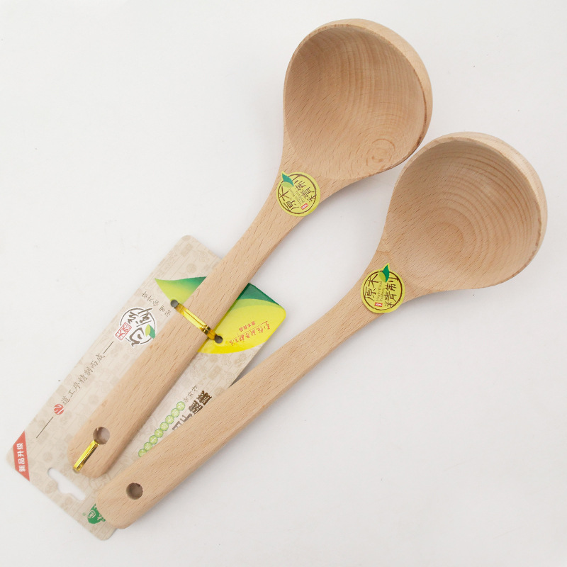達信 精品A級無漆櫸木勺 27cm精品長柄原木湯勺 日韓廚房用品批發批發・進口・工廠・代買・代購