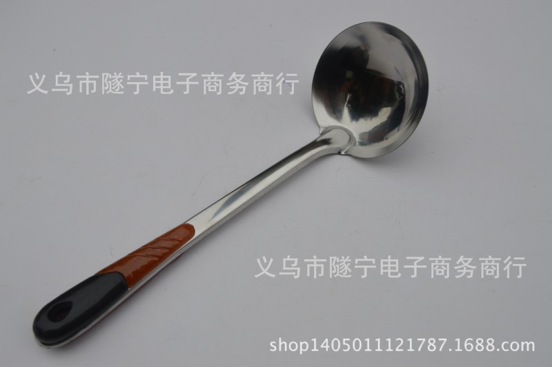 黑柄圓湯勺 長31cm 廚房必備用品 二元店熱賣 義烏廚房用品貨源工廠,批發,進口,代購