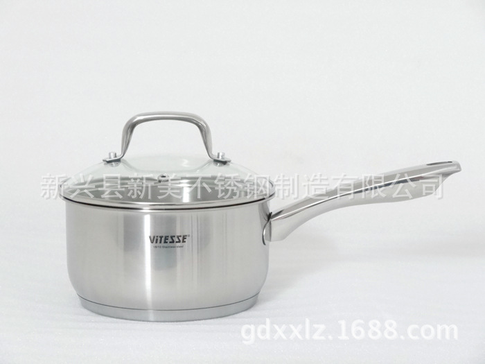 外貿法國品牌 18CM不銹鋼奶鍋 小湯鍋 單柄鍋工廠,批發,進口,代購