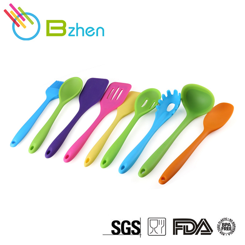 廠傢直銷 新款廚房用具  食品級矽膠廚房九件套批發・進口・工廠・代買・代購