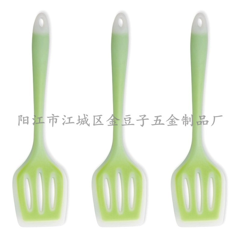 廚房矽膠鍋鏟 炒菜鏟  不黏鍋專用矽膠漏鏟批發・進口・工廠・代買・代購