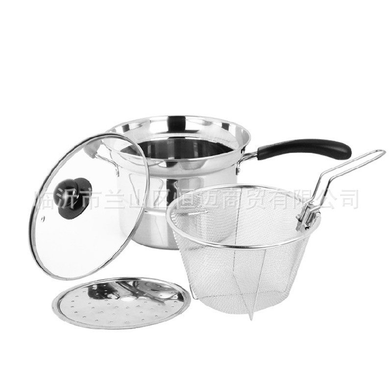 臨沂【供應】不銹鋼麵條鍋 禮品贈品鍋 油炸多用湯鍋批發・進口・工廠・代買・代購