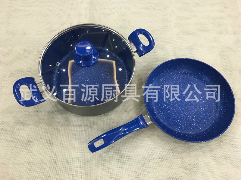 新款仿壓鑄雙耳湯鍋出口歐美 煲湯鍋 煮麵條鍋批發・進口・工廠・代買・代購