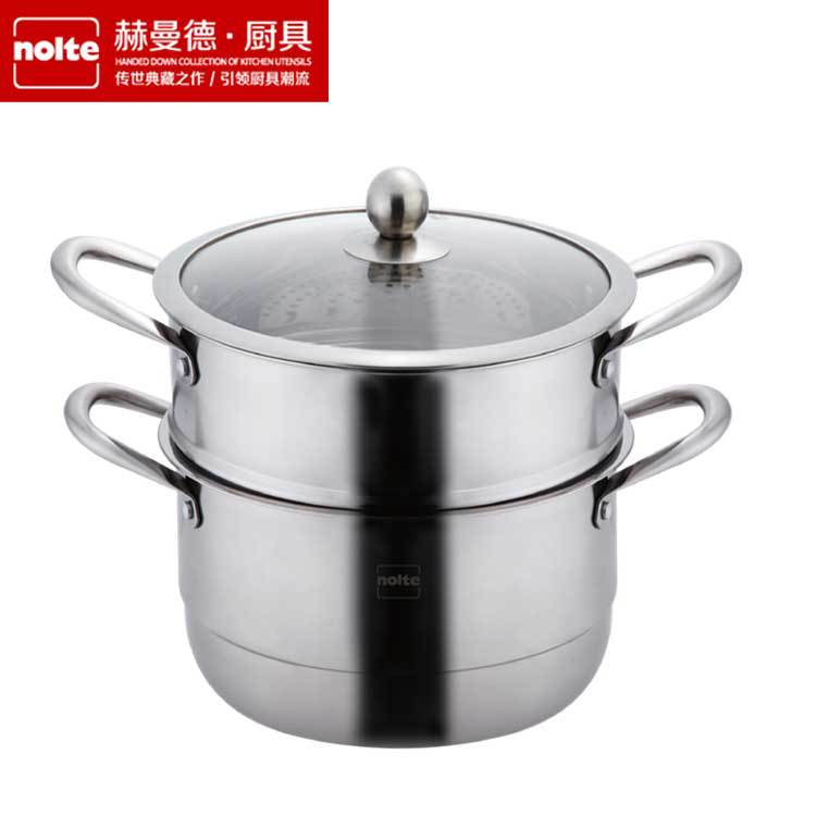 赫曼徳HM-TZ074歐米兩件套不銹鋼24cm蒸鍋禮盒裝 禮品批發批發・進口・工廠・代買・代購