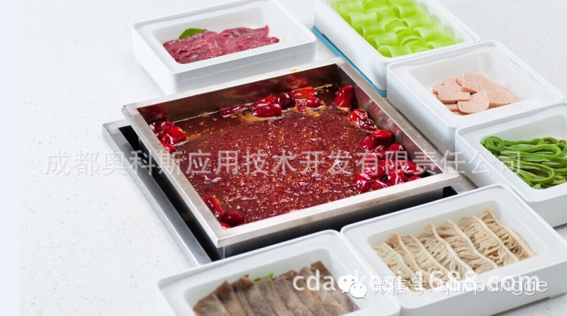 供應酒店用品火鍋店用品不銹鋼手工四方紅鍋工廠,批發,進口,代購