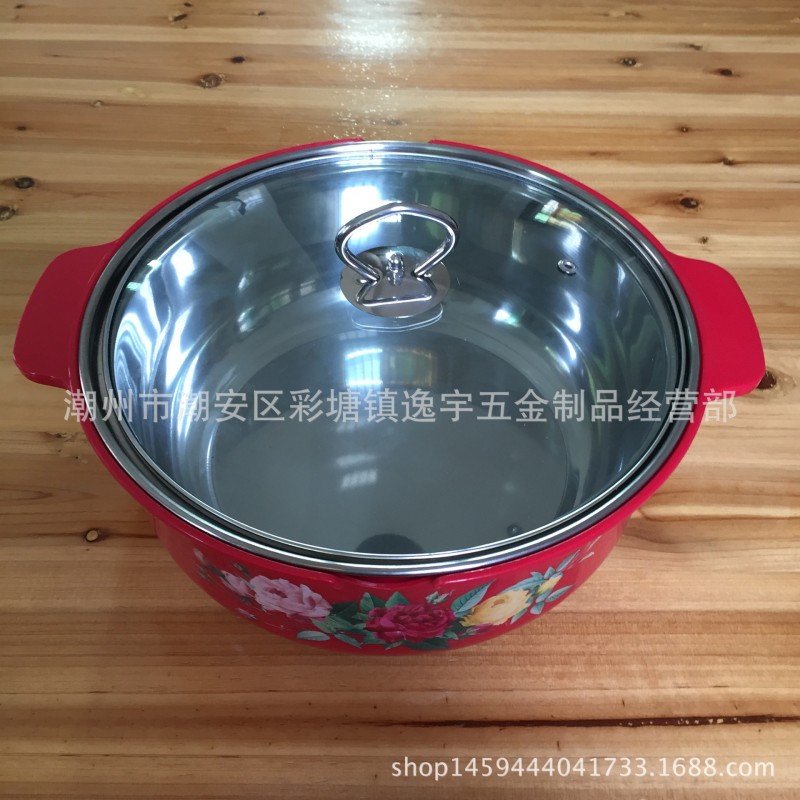 廠傢直銷 不銹鋼防燙火鍋多功能湯鍋易拆洗鍋電磁爐通用鍋批發・進口・工廠・代買・代購