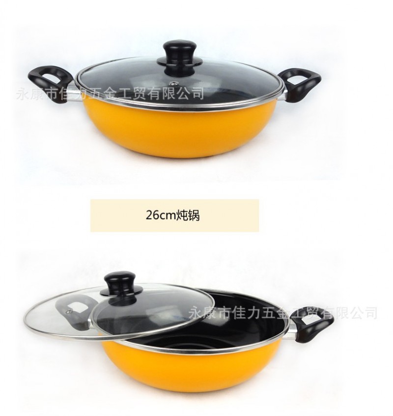 經典炫彩琺瑯搪瓷湯鍋 品質卓越 健康環保 經久耐用雙耳禮品湯鍋批發・進口・工廠・代買・代購