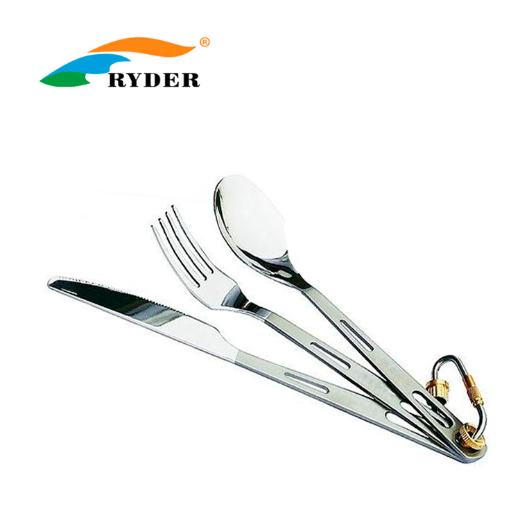 Ryder/萊德304不銹鋼刀叉勺三件套（掛鉤）工廠,批發,進口,代購