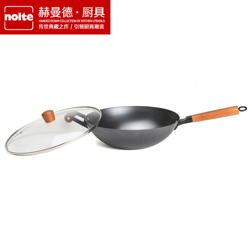 赫曼德元素鑄鐵炒鍋32cm炒鍋鐵鍋HM-C093 禮品批發 價格優惠 正品批發・進口・工廠・代買・代購