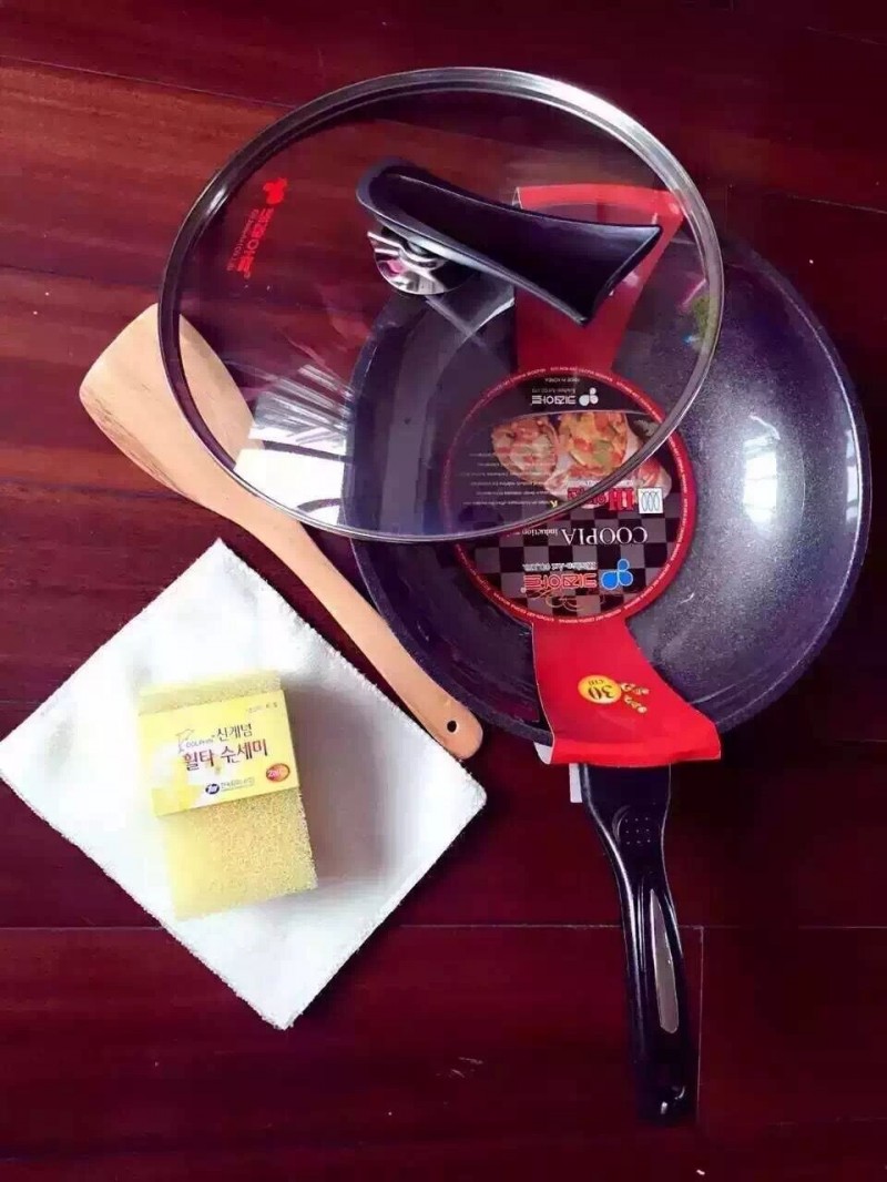 韓國麥飯石鍋 不黏鍋無油煙 煤氣灶電磁爐兩用 麥石鍋 麥飯炒鍋工廠,批發,進口,代購