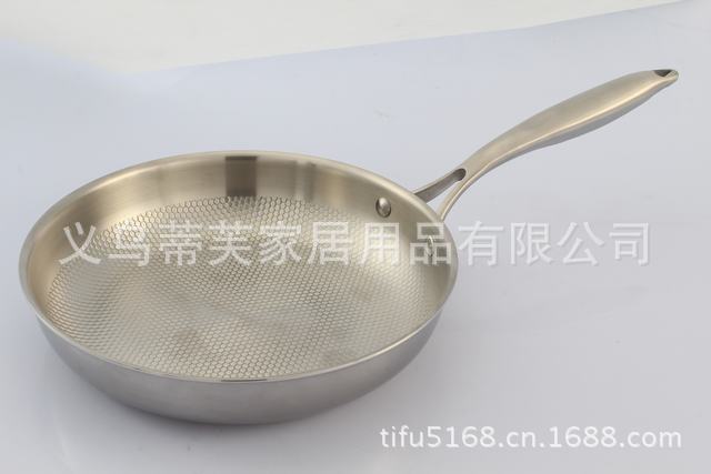 廠傢直銷不銹鋼煎鍋  26cm牛排煎鍋 不黏煎鍋 不銹鋼炒鍋 平底鍋批發・進口・工廠・代買・代購