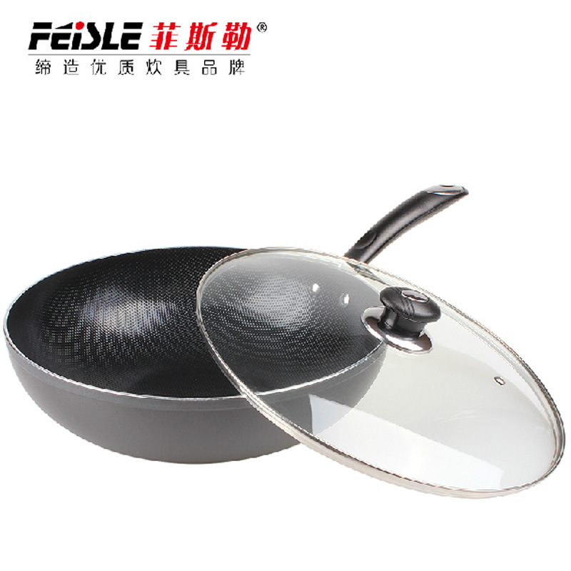 菲斯勒 不黏鍋 炒鍋 無煙 陶晶32cm帶蓋 炒菜鍋 燃氣電磁灶通用工廠,批發,進口,代購