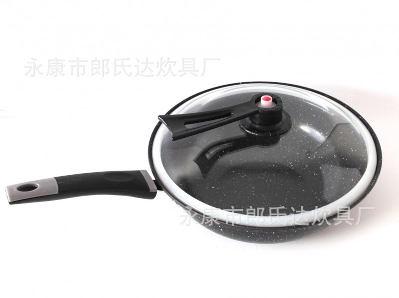 廠傢批發無油煙不黏炒鍋 麥飯石真空鍋  跑江湖產品 禮品  復底批發・進口・工廠・代買・代購