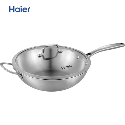 Haier/海爾 HCG-30ZFV01不銹鋼炒鍋不銹鋼不黏鍋304炒鍋批發・進口・工廠・代買・代購
