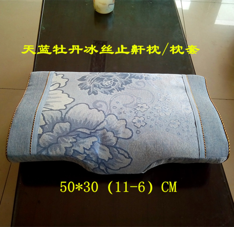 最新款夏涼冰絲記憶枕/止鼾枕/枕套批發50*30(11-7)CM批發・進口・工廠・代買・代購