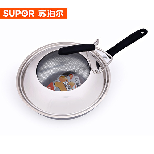 正品蘇泊爾炒鍋FC30U1真不銹2代健康鐵鍋 無塗層鍋鍋具 炒鍋鐵鍋批發・進口・工廠・代買・代購