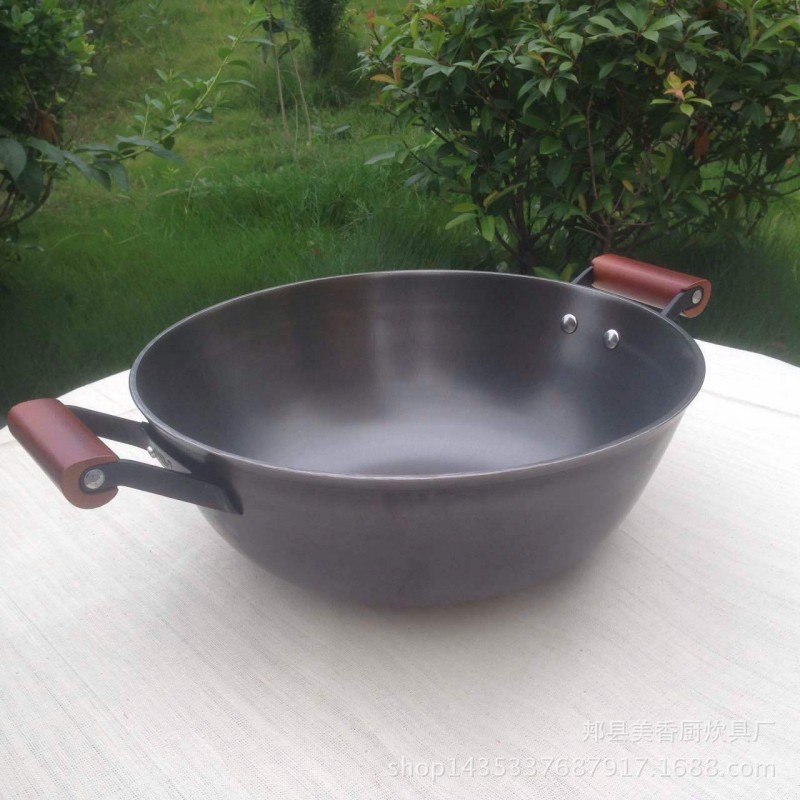 正品燉炒鍋色添香鑄鐵真不銹湯鍋電磁爐燃氣灶通用生鐵鍋加厚批發・進口・工廠・代買・代購
