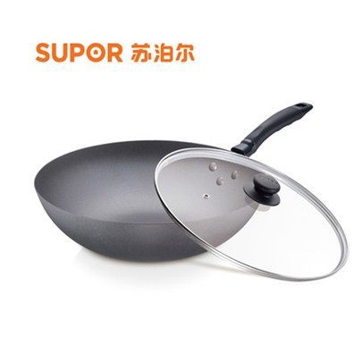 蘇泊爾SUPOR精鑄鐵鍋玻璃蓋炒鍋FC30Q2正品特價促銷批發・進口・工廠・代買・代購