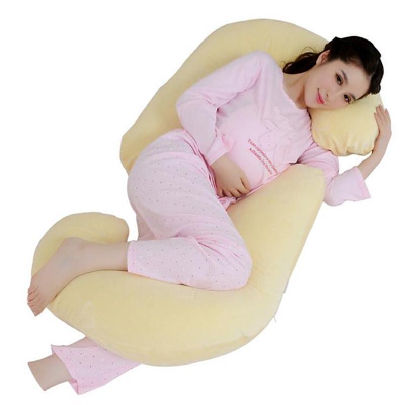 樂孕大S型天鵝絨尊貴黃多功能抱枕 孕婦枕頭護腰枕 側臥側睡枕工廠,批發,進口,代購