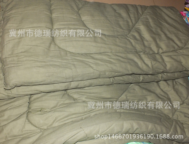 批發軍綠色棉被 正品陸空一級棉被 單人宿舍學生被軍訓被子 軍被批發・進口・工廠・代買・代購
