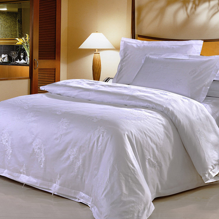 高檔賓館床上用品 廠傢批發白色大提花床單  可定製LOGO 尺寸工廠,批發,進口,代購