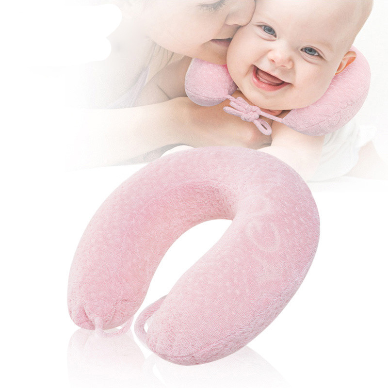 寶寶u型枕嬰兒枕頭太空記憶棉全棉兒童護頸枕防偏頭0-1-3-6歲工廠,批發,進口,代購