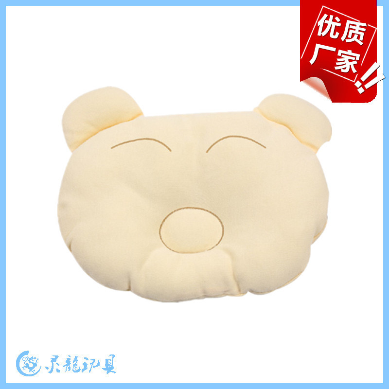 純棉小熊嬰兒枕 新生兒防頭偏 0~3歲寶寶純棉安全定型枕廠傢定製工廠,批發,進口,代購