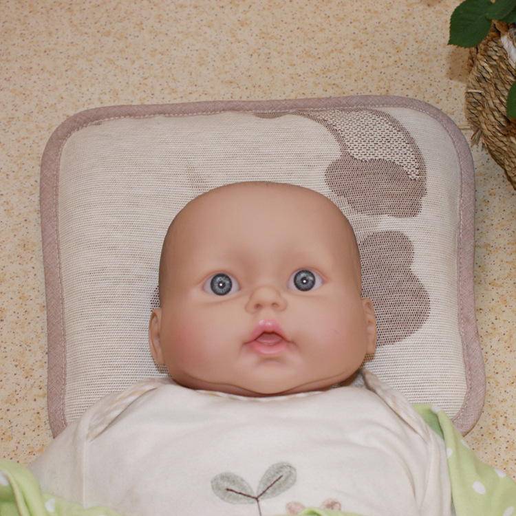 兒童彩棉定型枕新生寶寶健康枕頭茶梗填充枕嬰兒定型涼枕廠傢直銷工廠,批發,進口,代購
