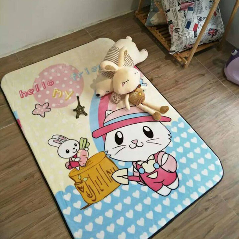 新款小貓 寶寶爬行墊地墊嬰兒爬爬墊兒童爬行毯加厚絨毯地墊批發・進口・工廠・代買・代購